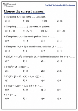 Essential Coordinate Geometry & Set Theory | Grade 9 Math