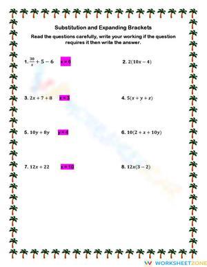 Subtraction Exercises
