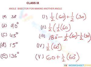 Anglr bisector