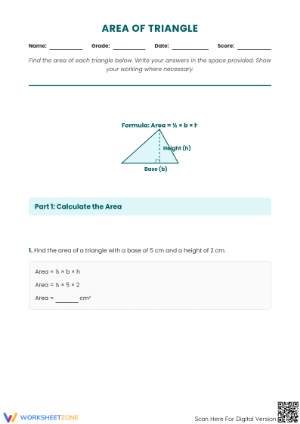 Area of Triangle