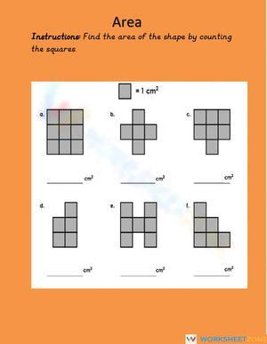 Area- Count the squares