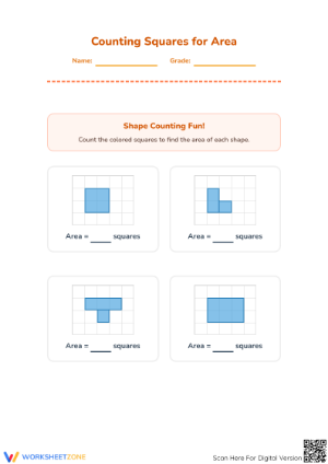 Counting Squares for Area | Essential Grade 2 Math