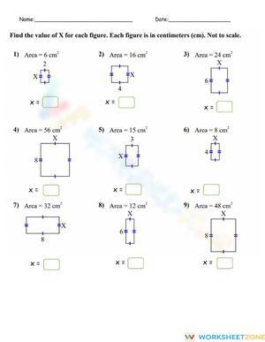 Finding Areas with a Missing Length