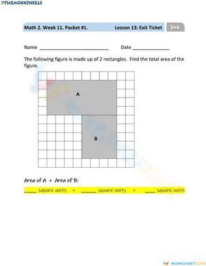 Lesson 13 Exit Ticket