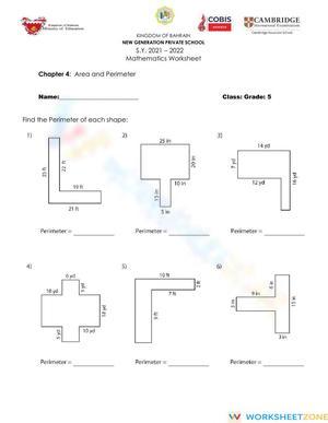 Finding Perimeter Of Rectilinear Shapes
