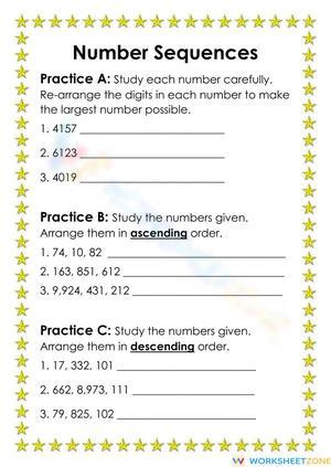 Ascending and Descending Order
