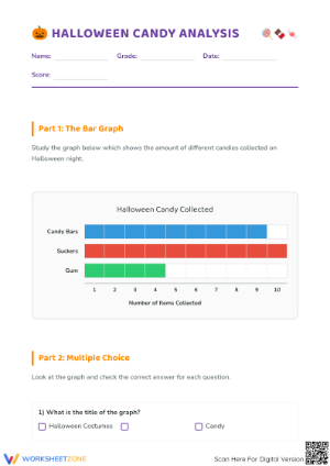 Halloween Candy Bar Graph | Essential Grade 2 Math