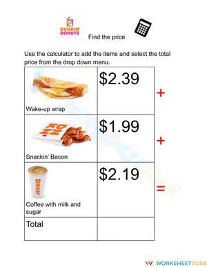 Find nthe price DD 10