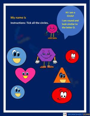 Circle Geometry Fun Worksheet