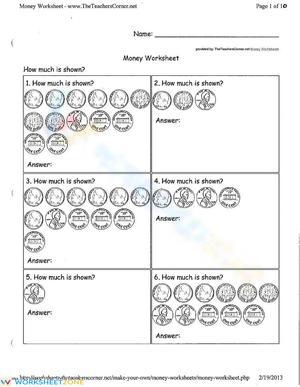 Dime - Penny Practice Pg 1