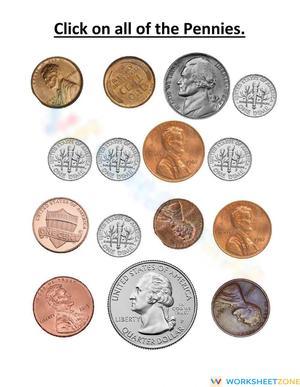 Click on the pennies