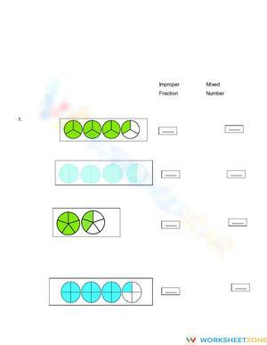 Mixed number fractions
