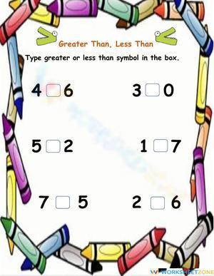 Greater and Less Than