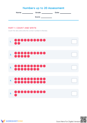 1.NBT.B.3 Worksheet: Comparing Numbers — Grade 1 Aligned