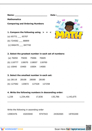 Compare, Order, and Sequence Numbers