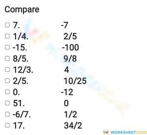 Compare integers