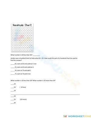 Compare numbers assessment