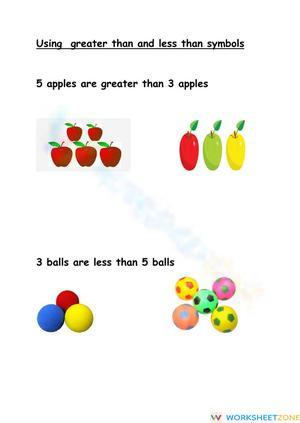 greater than less than symbols
