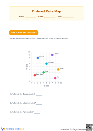 Essential Ordered Pairs Worksheet | Grade 5 Math Practice