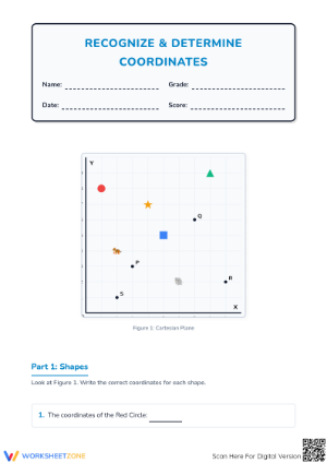 Essential Coordinates Practice | Grade 5 Math Printable