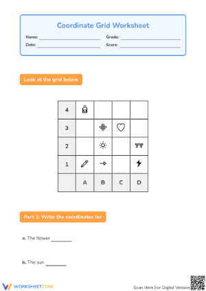 Essential Grade 4 Coordinate Plane Practice Worksheet
