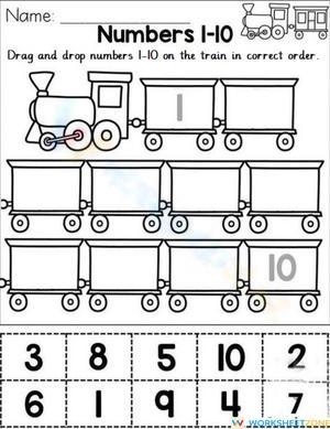 Sequence number in correct numbers 1-10