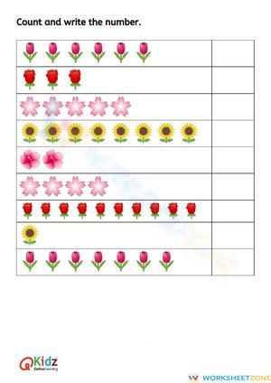 Count and Write Number Worksheet