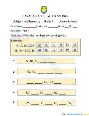 Week 3 Math Activity