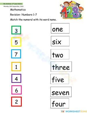 Number Recognition Practice: Find the Numbers