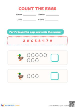 Essential Count the Groups Worksheet | Grade K-1 Math
