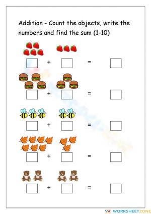 Count the Objects Worksheet