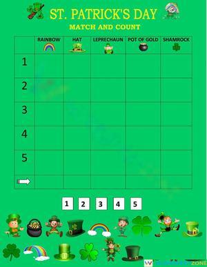 St. Patrick's Day Math Worksheet