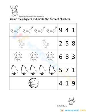 Count and Select Worksheet