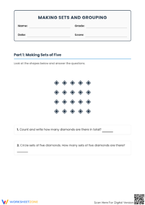 Making sets of five