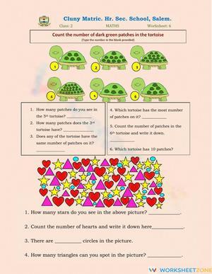 Class 2 Math Worksheet