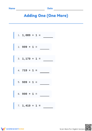 Printable Counting to 1,200 Worksheet | Grade 2 Math