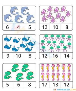 Basic Counting Skills: Fun Math Learning Worksheet