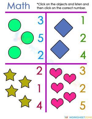 Shape Counting Activity