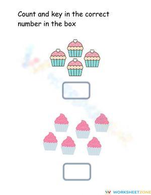 Counting Cupcakes Worksheet