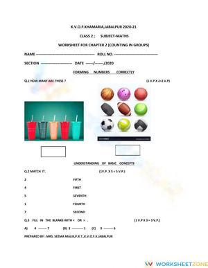 Chapter 2 Class 2 Worksheet