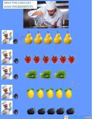 Help the Chef: Counting Worksheet