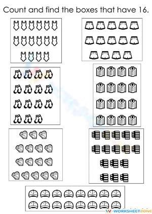 Number 16: Find the Groups Worksheet