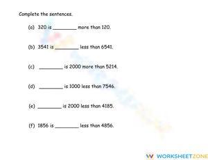 Counting on and backward