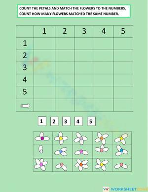 Count and Match: Number Matching Activity