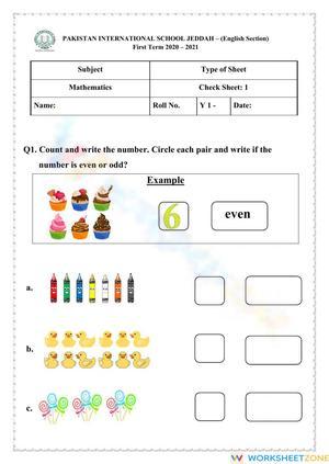 Basic Check Sheet: Organizational Worksheet
