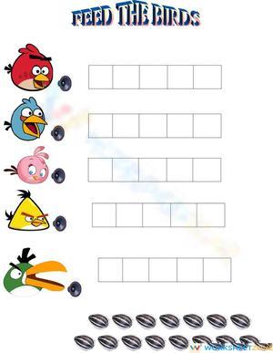 Feed the Birds Counting Activity