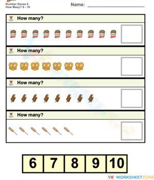 Match Numbers Worksheet