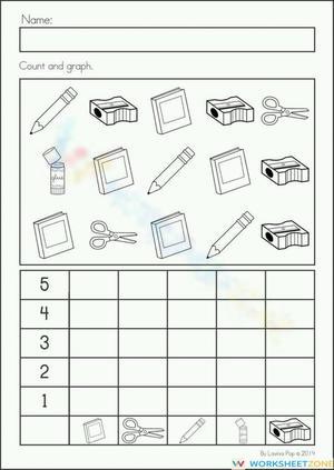 Counting Worksheet for Kids