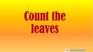 Counting Leaves: Number Recognition