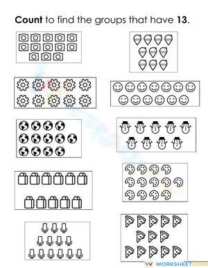 Counting to 13: Number Recognition